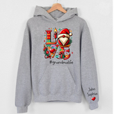 Lofaris Love Personalized Gift For Grandma and Kids Hoodie